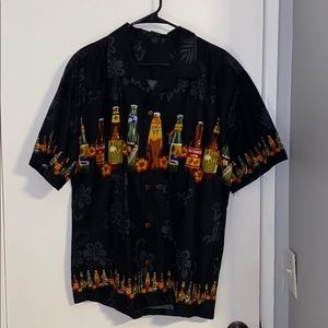 Vintage Hawaiian beer shirt polo